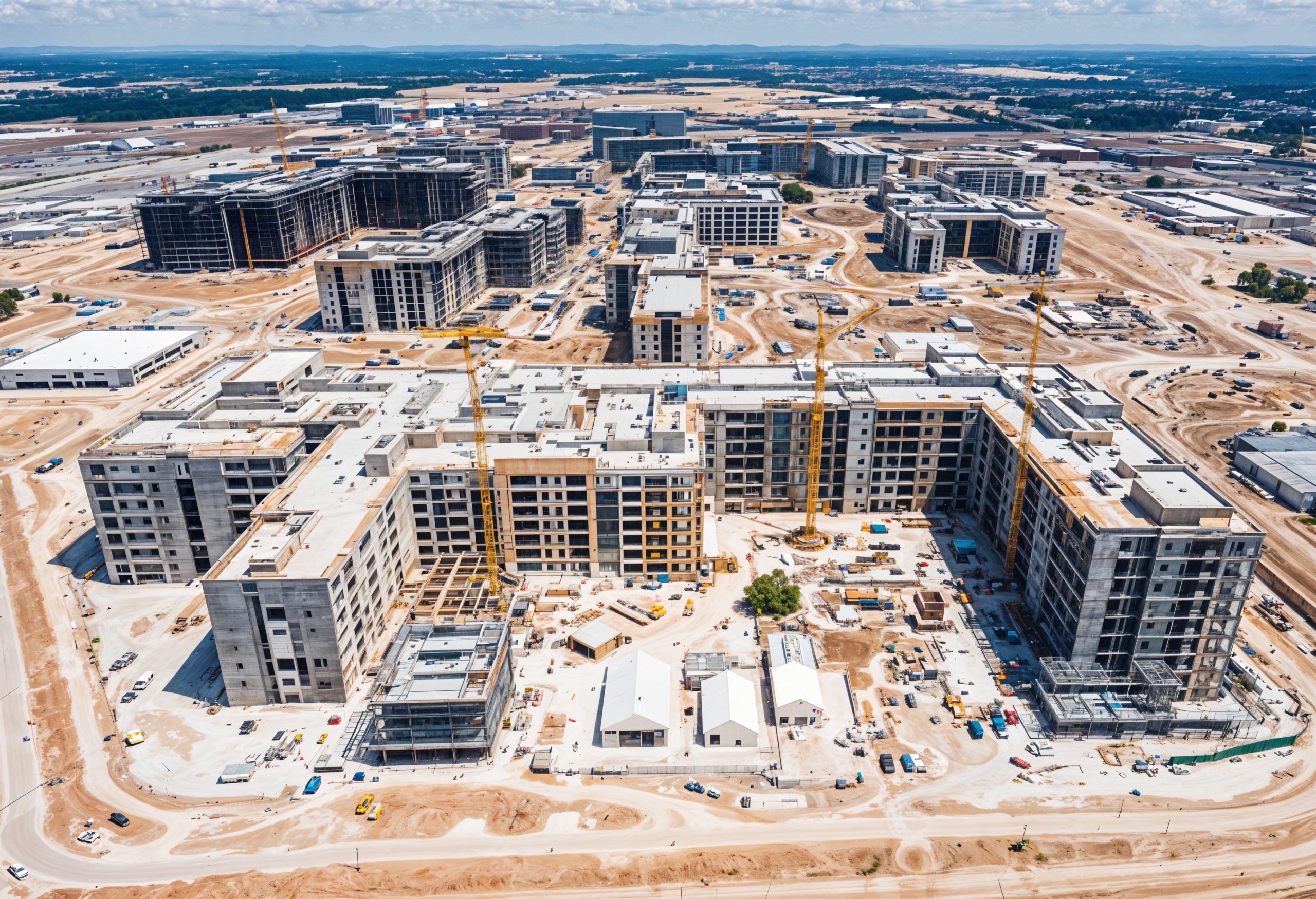 Contemporary commercial buildings