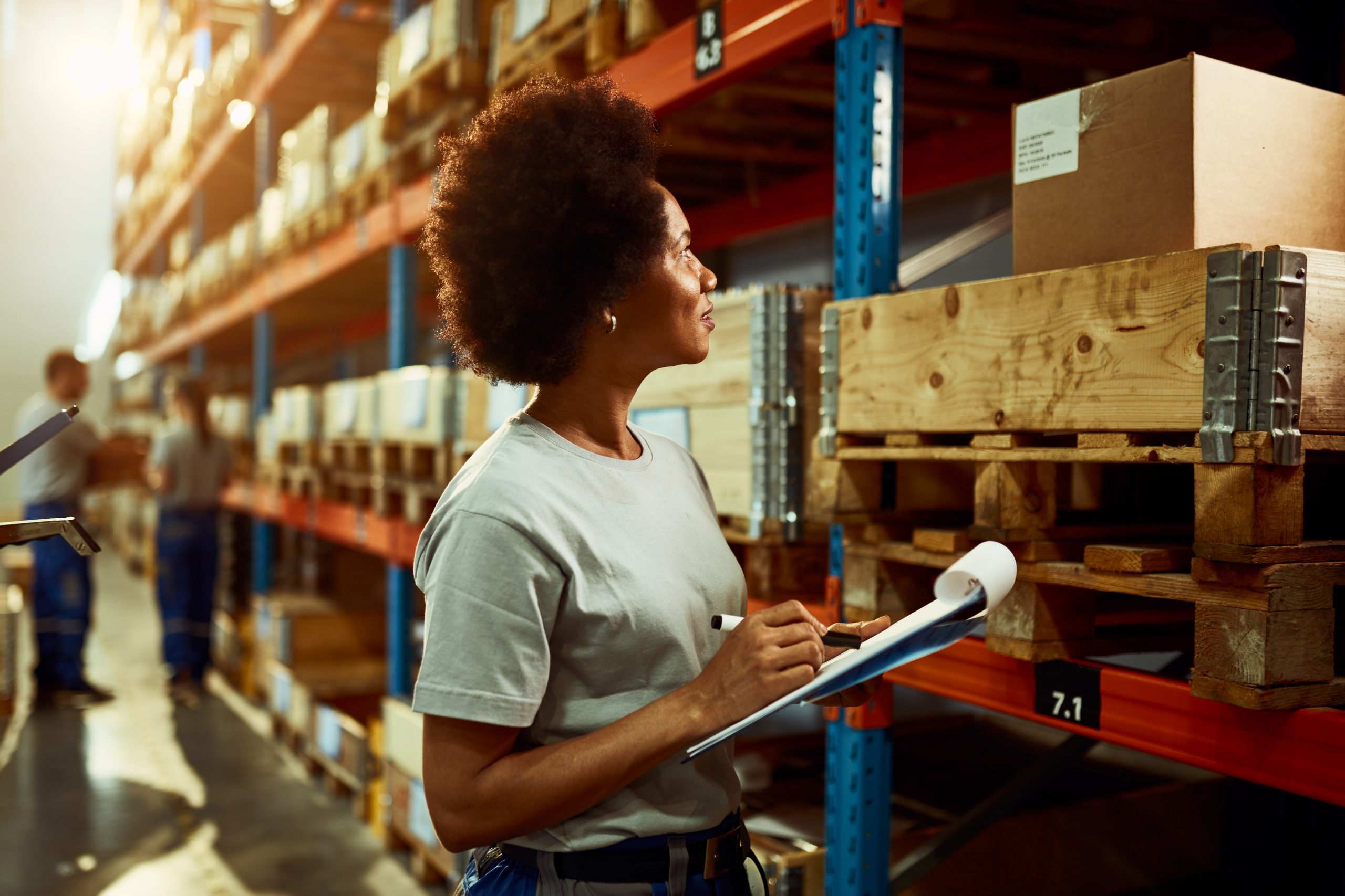 Organised warehouse and logistics operation